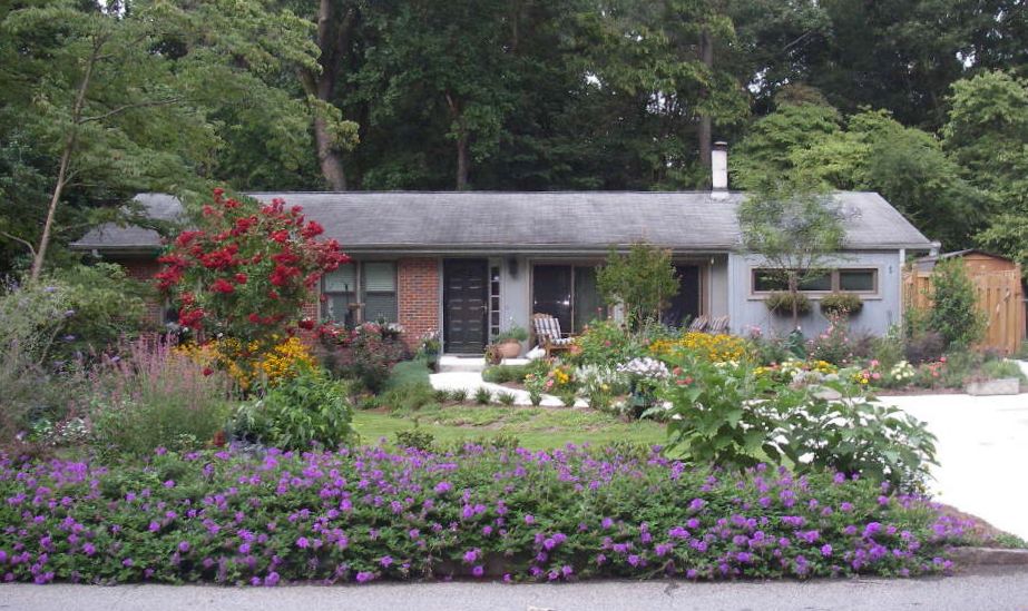 landscaping ideas for front yard ranch house