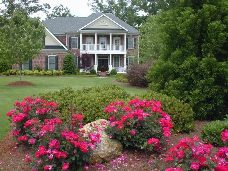 Residential Landscape Architect Design Build-Home Garden Design ... - curb appeal Atlanta landscape design